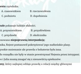 ZEMSTA ALEKSANDRA FREDRY - ZESTAW ZADAŃ JĘZYKOWYCH. Zbiór ćwiczeń dla uczniów klas 7-8