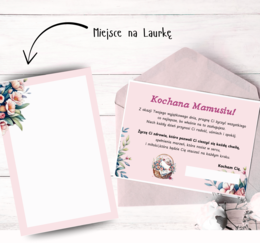 Zestaw na Dzień Mamy : Zaproszenie na dzień Mamy, Kartki na dzień mamy, Certyfikat dla Mamy, Kotyliony dla Mamy ❤️