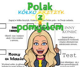 Kółko krzyżyk lekturowe