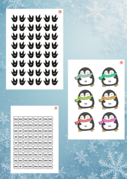 Ćwiczenia sylabowe cz. 3 Seria Zima Pingwinki