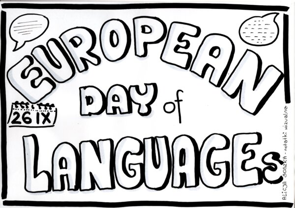 napis na gazetkę EUROPEAN DAY of LANGUAGES