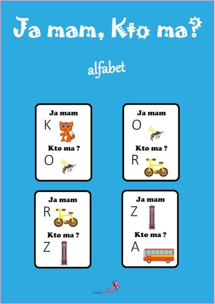 Gra Ja mam, Kto ma? Alfabet