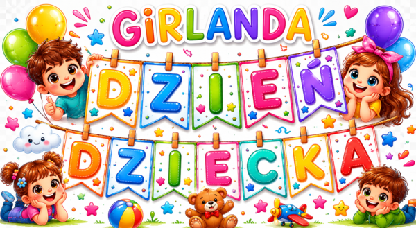 DZIEŃ DZIECKA , girlanda.