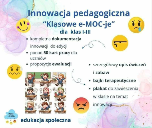 Klasowe emocje - innowacja pedagogiczna dla klas 1-3.