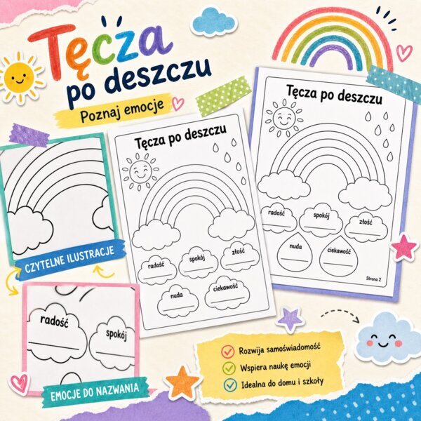Tęcza po deszczu