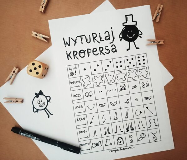 Dzień Kropki - gra "Wyturlaj Kropersa"