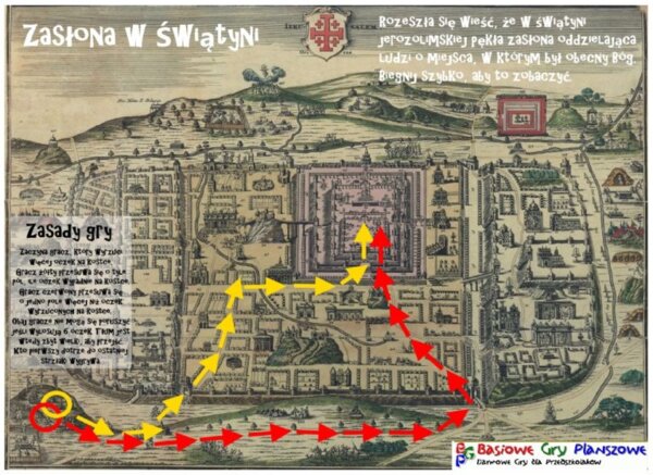 Zasłona w świątyni – Gra planszowa