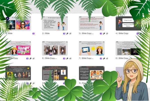 Prezentacja multimedialna w genial.ly „Co oznacza jak cię widzą - tak cię piszą?". Edukacja zdrowotna. Klasa 7. Dział „Nasze zdrowie psychiczne".