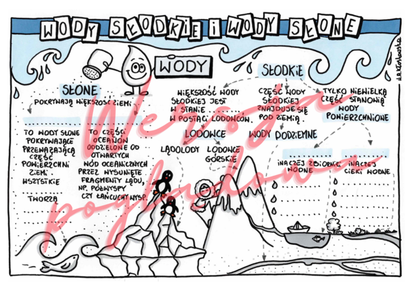 Wody słodkie i wody słone - przyroda kl. 4