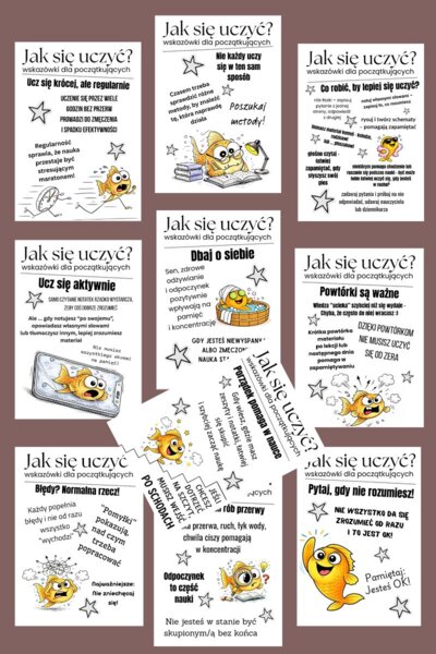 Jak się uczyć? - gazetka na szkolny korytarz