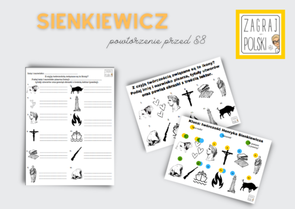 Twórczość Henryka Sienkiewicza - powtórzenie przed E8 (ikony)