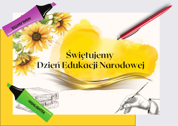 Dzień Edukacji Narodowej- piękne grafiki na gazetkę