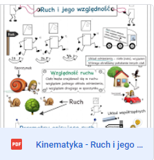 Kinematyka - ruch i jego względność