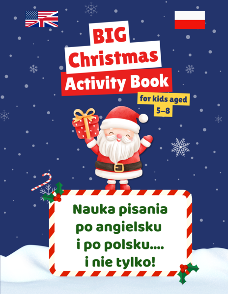 Świąteczne Słówka - Nauka Pisania - Polsko Angielskie - zadania, zagadki, ćwiczenie pisowni