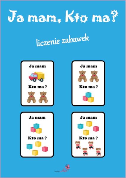 Gra Ja mam, Kto ma? Liczenie zabawek