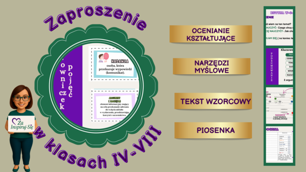 Zaproszenie – karty pracy+ prezentacje+ piosenka