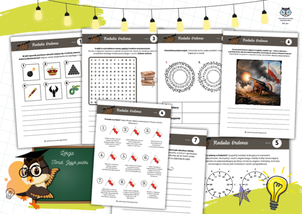 Reduta Ordona. Stacje zadaniowe. Lektura obowiązkowa