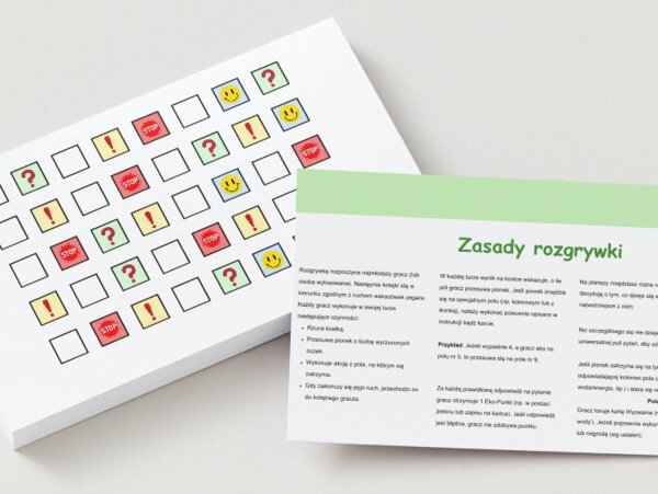 Gra planszowa „Ekologiczne wyzwania”