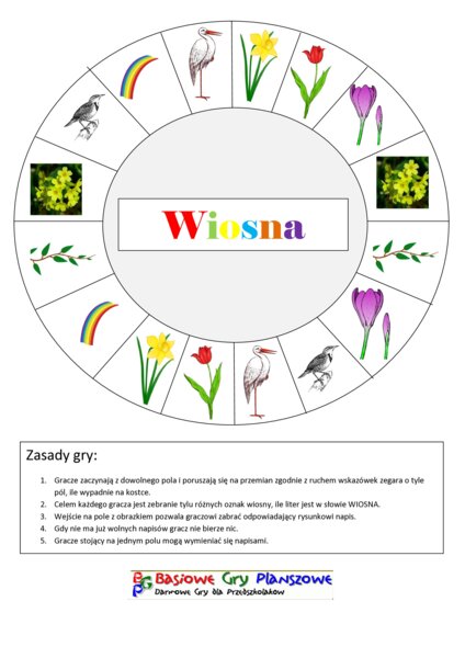Wiosna – Gra planszowa