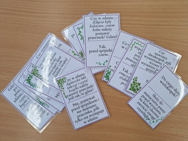 Egzamin ósmoklasisty - interpunkcja, gra, grywalizacja