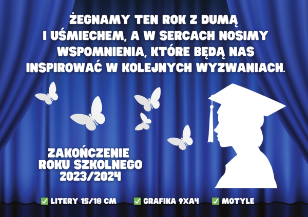 ZAKOŃCZENIE ROKU - DEKORACJA XXL