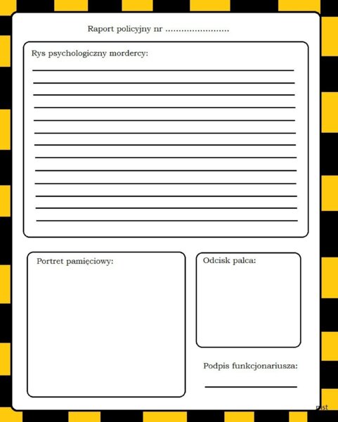 Język polski. Raport policyjny - opowiadania kryminalne