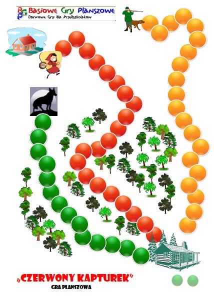 Czerwony Kapturek – Gra planszowa