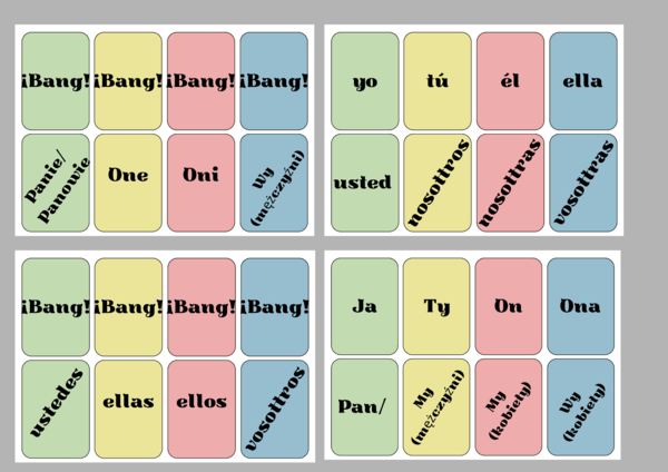 Hiszpańskie zaimki osobowe