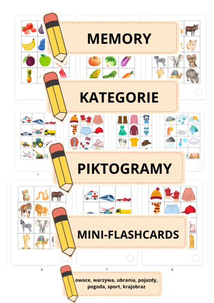 FLASHCARDS - PIKTOGRAMY