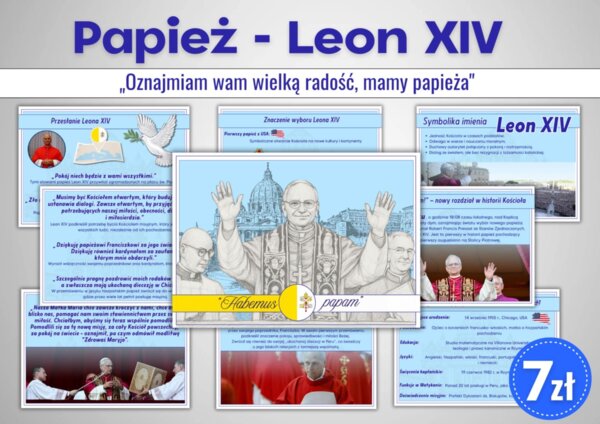 NOWY PAPIEŻ - LEON XIV - gazetka informacyjna