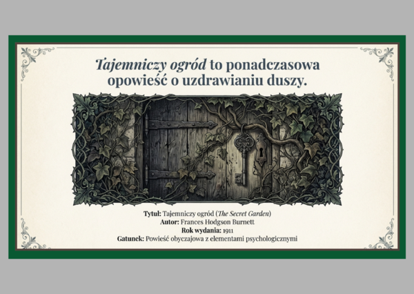 🌸TAJEMNICZY OGRÓD – prezentacja (16 slajdów)