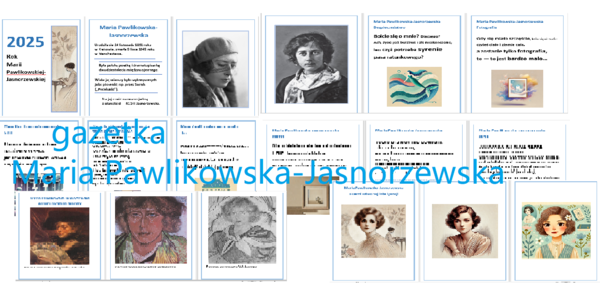 2025 - rok Pawlikowskiej-Jasnorzewskiej. Kolorowa gazetka.