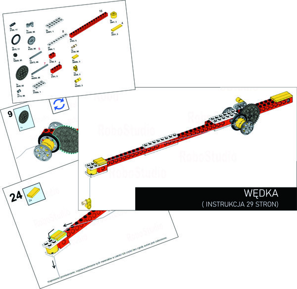 Instrukcja : WĘDKA- robotyka LEGO ® Education Maszyny Proste (nr 9689)