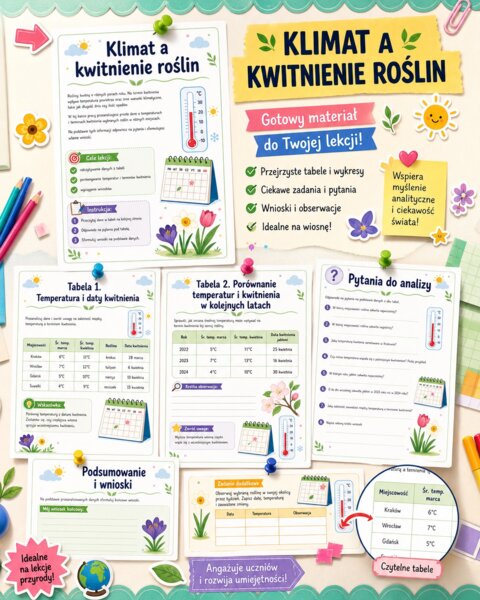 Klimat a kwitnienie roślin
