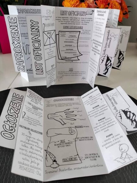 Krótkie formy wypowiedzi - zaproszenie, ogłoszenie. dedykacja, list prywatny , list oficjalny