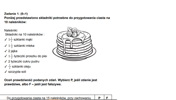 Arkusz próbny - egzamin ósmoklasisty 2024
