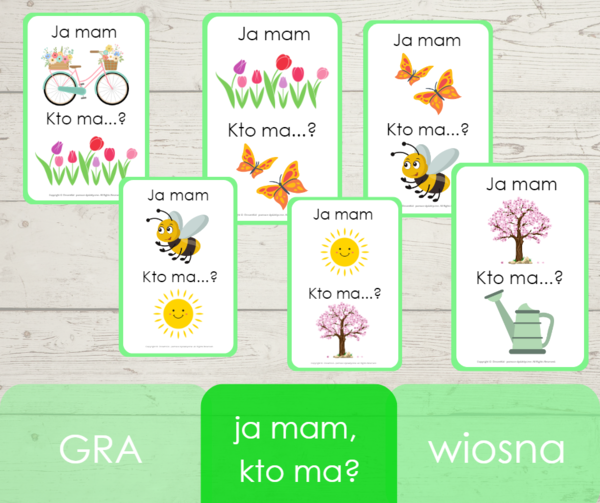 Ja mam, kto ma? - wiosna
