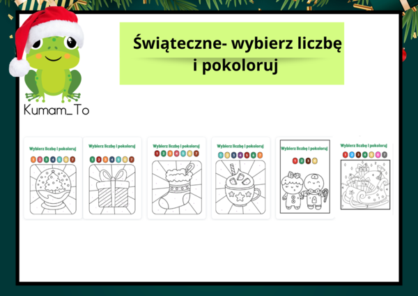 Świąteczne kolorowanki