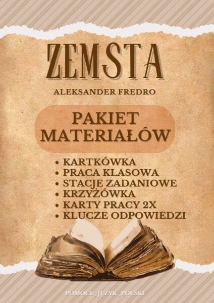 ZEMSTA - pakiet materiałów - 41 stron