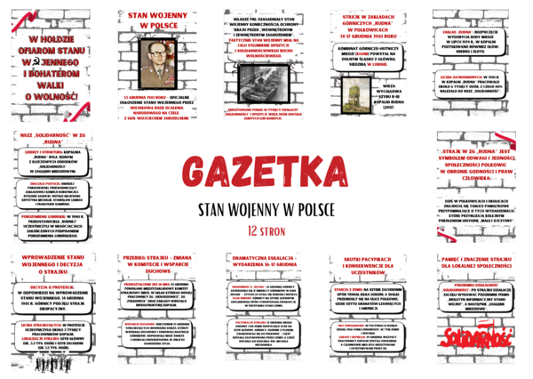 Stan wojenny w Polsce/ 13 grudnia GAZETKA