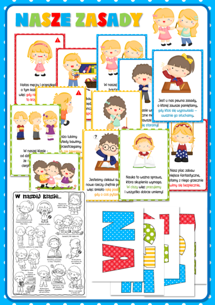 Nasze klasowe zasady w wierszykach