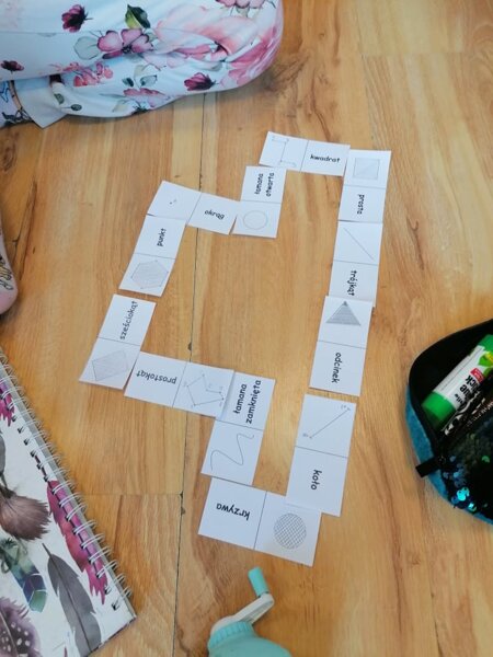 Domino matematyczne - figury geometryczne