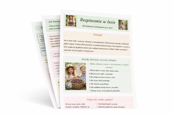 Bezpiecznie w lesie
