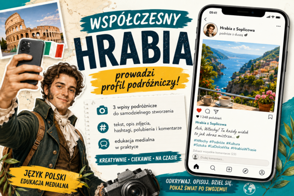 Współczesny Hrabia prowadzi profil podróżniczy