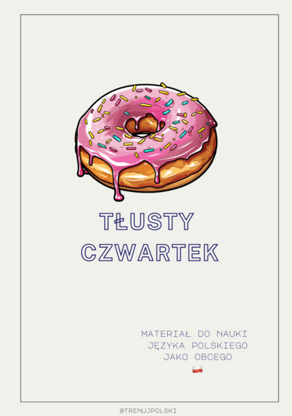 Tłusty Czwartek 🍩 - zadania z filmikiem