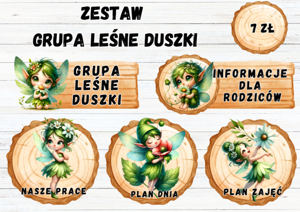 ZESTAW GRUPOWY GRUPA "LEŚNE DUSZKI"
