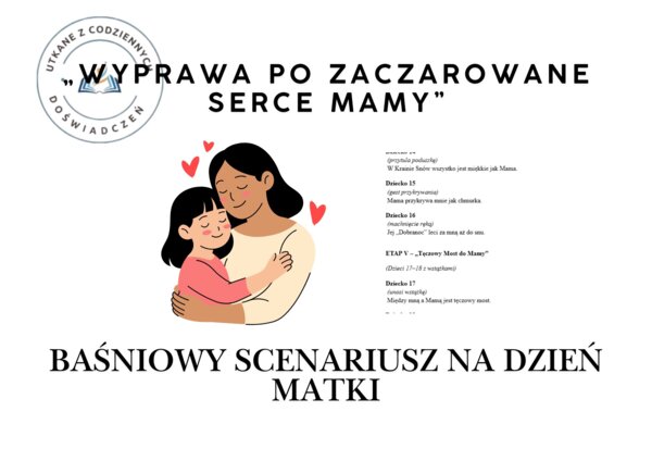 BAŚNIOWY SCENARIUSZ NA DZIEŃ MATKI. „Wyprawa po zaczarowane serce mamy”