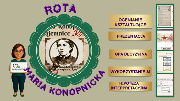 Rota – scenariusz lekcji + prezentacja + karta pracy | kl. 5–8