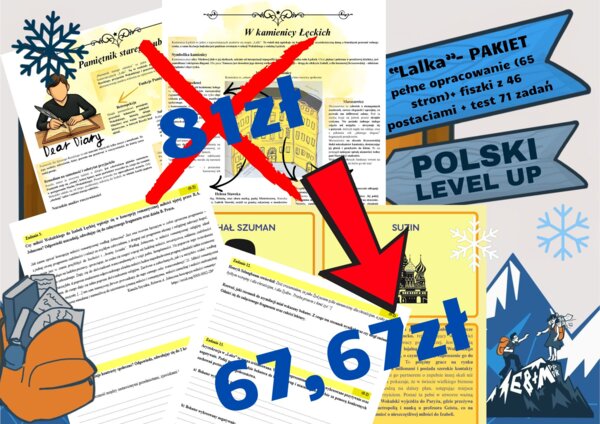 Lalka_pakiet 4 elementy_Polski Level Up