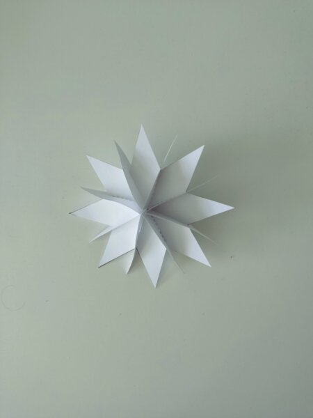 Gwiazdka 3D - szablon